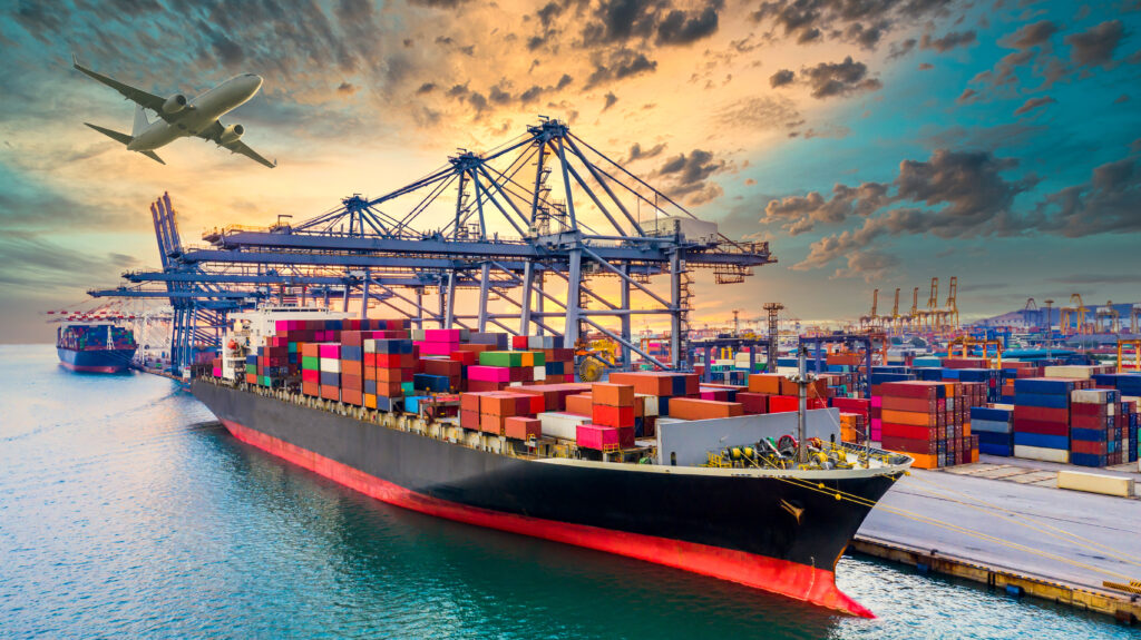 container cargo ship, global business import export commerce tra container cargo ship, global business import export commerce tra